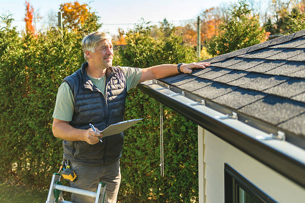 Professional Roof Inspection technician working in Stanley, NY